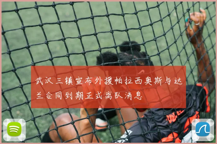武汉三镇宣布外援帕拉西奥斯与达兰合同到期正式离队消息